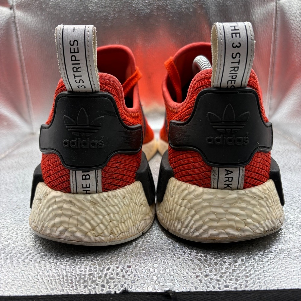 Size 9 Adidas NMD_R1 Core Red Black Mens Lace-Up Comfort Running Shoes‎ BB2885 - Picture 7 of 9